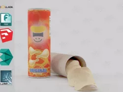 Potato Chips 3D model