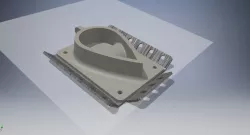 Rail plate for the mast base plate on Marieholm IF