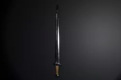 Realistic Medieval Sword Low-poly  3D model