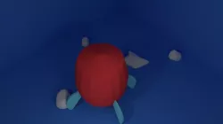 Rocket space Low-poly  3D model