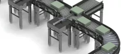 roller conveyor line