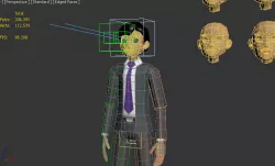 SIMPLE CARTOON CHARACTER 3D model