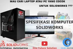 SolidWorks Tutorial Indonesia #002 (Eng Sub) - Spesifikasi Komputer (Computer Specification)