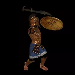 spartan armor all Low-poly  3D model