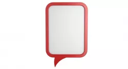 Speech Bubble V01 3D model