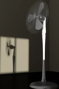 Standing fan 3D model