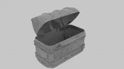 Stone Chest 3D model