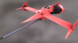 Swordfish monoracer Low-poly  3D model