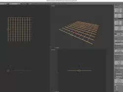 Test / calibration grid for x y scale correction