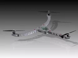 Tri copter X bow V2