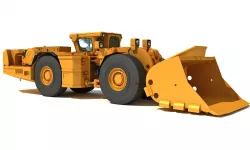 Underground Hard Rock Dump Loader 3D model