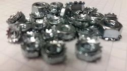 Unified Steel Locknuts with External-Tooth Lock Washer