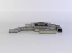 Ventilation pipes Low-poly  3D model