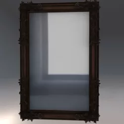 Vintage Barocco Mirror 3D model