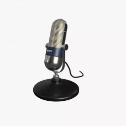 Vintage microphone 3D model