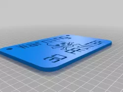 WARNING 3D PRINTER Sign