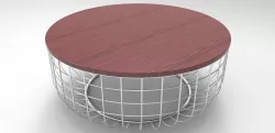 Wire Coffee Table 3D model