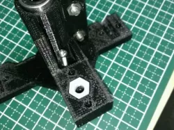 x-end-L with M3 Screw Hole to Zlimit Switch for PRN3D (distance of the axes set to 35.0mm)