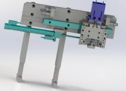 XZ two axial pneumatic manipulator 3D model