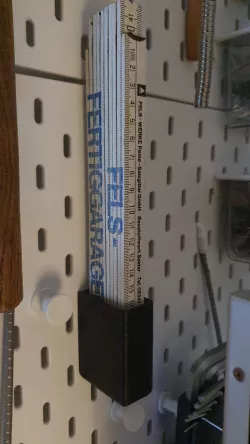 2m Folding Ruler Compact Holder for Skadis