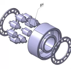 3D Druck_Lager Ø17-Ø17-16