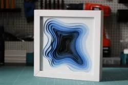 3D-like Lake Wall Art