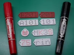 5x7 dot matrix Tag