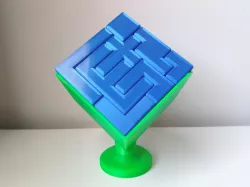 7x7x7 Puzzle Cube with 3 layers