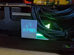 AMD GPU Spacer withtTranslucent logo