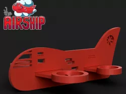 Among Us airship kit card