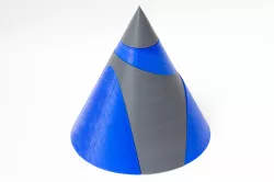Apollonius of Perga's Cone with 5 mm magnet holes