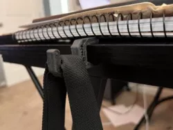 Backpack hook for desk
