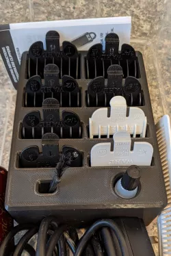 Beard Trimmer Attachment Organizer