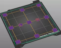 Bed level test, 170x170, Prusa Mini+
