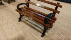 Bench and table models for the park