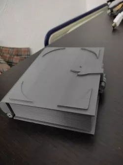 Book box with screw lock