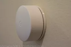 Bracket for mounting Nest Temperature Sensor with 3M Command Strips