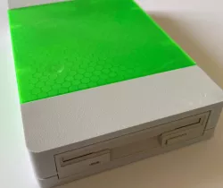 Case for Greaseweazle v4 and 3.5" floppy drive