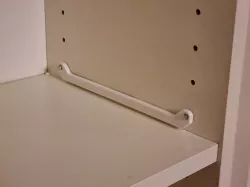 Child safety shelf lock for IKEA Billy