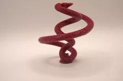 Christmas spiral ball ornament