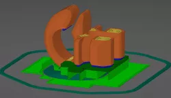 CLIP CABLE V-SLOT 90°