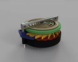 compact escapement mechanism