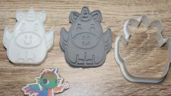 cookie cutter unicorn cute