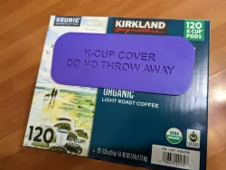 Costco Kirkland KCup Box Opening Cover