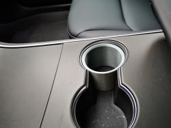 Tesla Model 3 - Cup Holder Adapter by asquared, Download free STL model