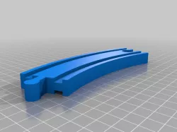 curved toy train track 