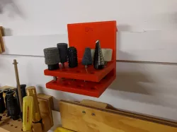 Customizable French Cleat Tool and Glue Bottle Holder