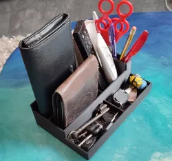 Desk Organizer for wallets , keys and remote controls