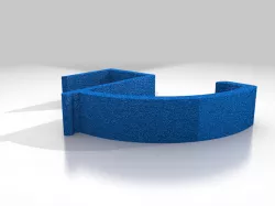 Deskhook V1: 35mm Thick Ikea Desk Headphones Hook