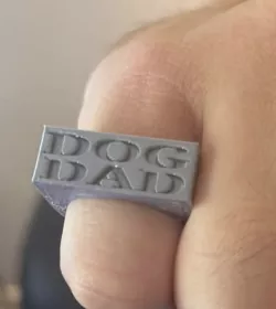 Dog Dad Ring